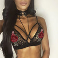 Lace Embroidered Cami Bra