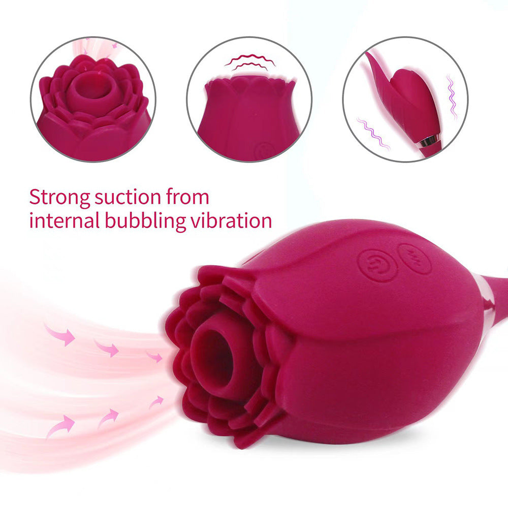 Love Flower Vibrating Clitoral Suction Toy