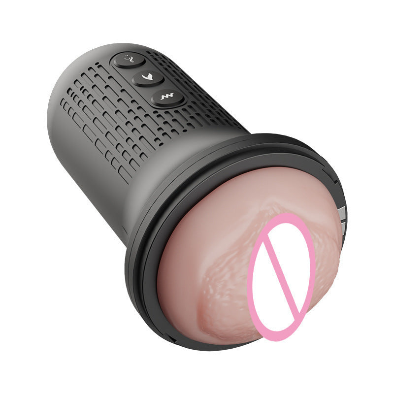 Heating Vibrating Male Masturbator Cup